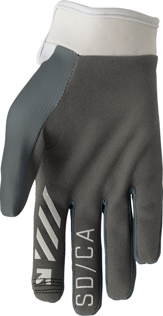 THOR Launchmode Gloves Brave Large, motorcycle riding gloves with protective padding and durable material.