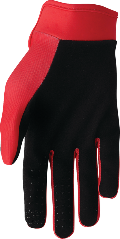THOR, THOR Launchmode Gloves - Red, Size XL, Model 3330-8216