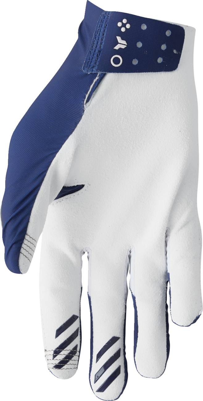 THOR, THOR Sportmode Iconic Gloves 2XL Navy/White - Part Number 3330-8235