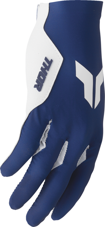 THOR, THOR Sportmode Iconic Gloves 2XL Navy/White - Part Number 3330-8235