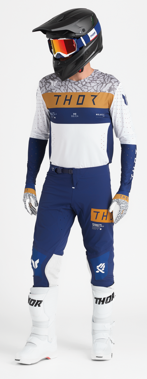 THOR, THOR Sportmode Bravo Gloves Navy/Copper Small - Part Number 3330-8237