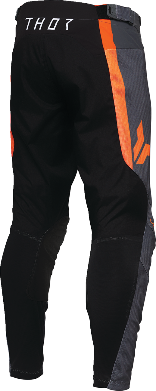 THOR, THOR Launchmode Air Raid Pants - Charcoal/Black US 32 - Durable Motorcycle Riding Gear