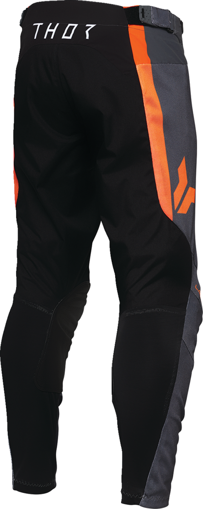 THOR, THOR Launchmode Air Raid Pants - Charcoal/Black US 32 - Durable Motorcycle Riding Gear