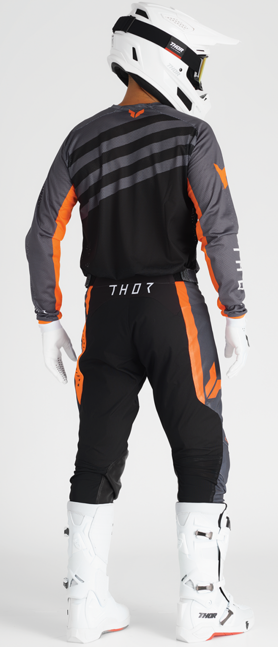 THOR, THOR Launchmode Air Raid Pants - Charcoal/Black US 32 - Durable Motorcycle Riding Gear
