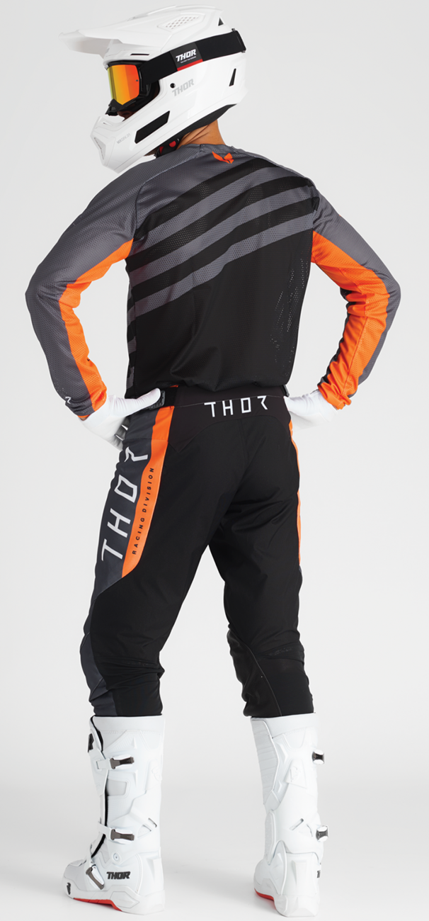 THOR, THOR Launchmode Air Raid Pants - Charcoal/Black US 32 - Durable Motorcycle Riding Gear