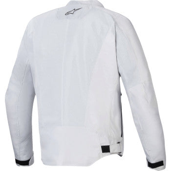 Alpinestars C-1 Air Jacket in silver, 4XL, featuring lightweight motorcycle jacket design with protective padding and ventilation.