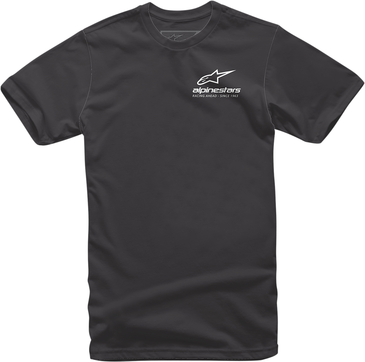 Black Bill's Exhausts ALPINESTARS corporate T-shirt in XL, showing the front design with logo and comfortable fit.