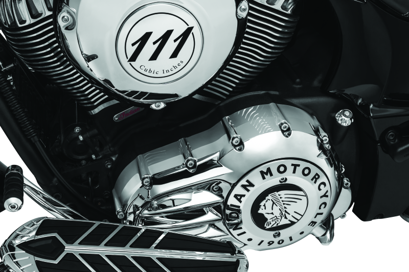 Kuryakyn, Kuryakyn Rear Oil Panel Accent Chrome for Indian Motorcycles - Part No. 5644