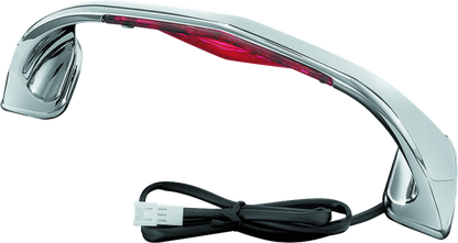 Kuryakyn LED lighted trunk lid handle for Honda Gold Wing GL1800, 2001-2005, showing the illuminated handle on the motorcycle trunk.