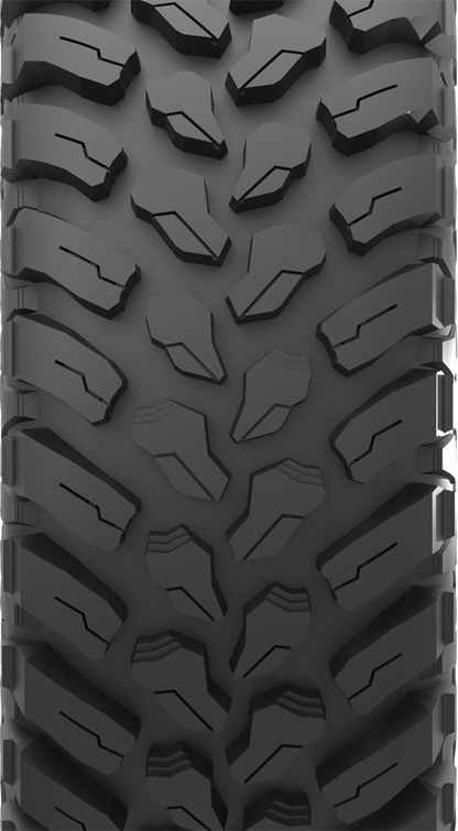 Kenda Cross Trail 33x10R15 off-road tire for Polaris Ranger XD 1500, 8-ply, front or rear, with tread pattern and sidewall details.