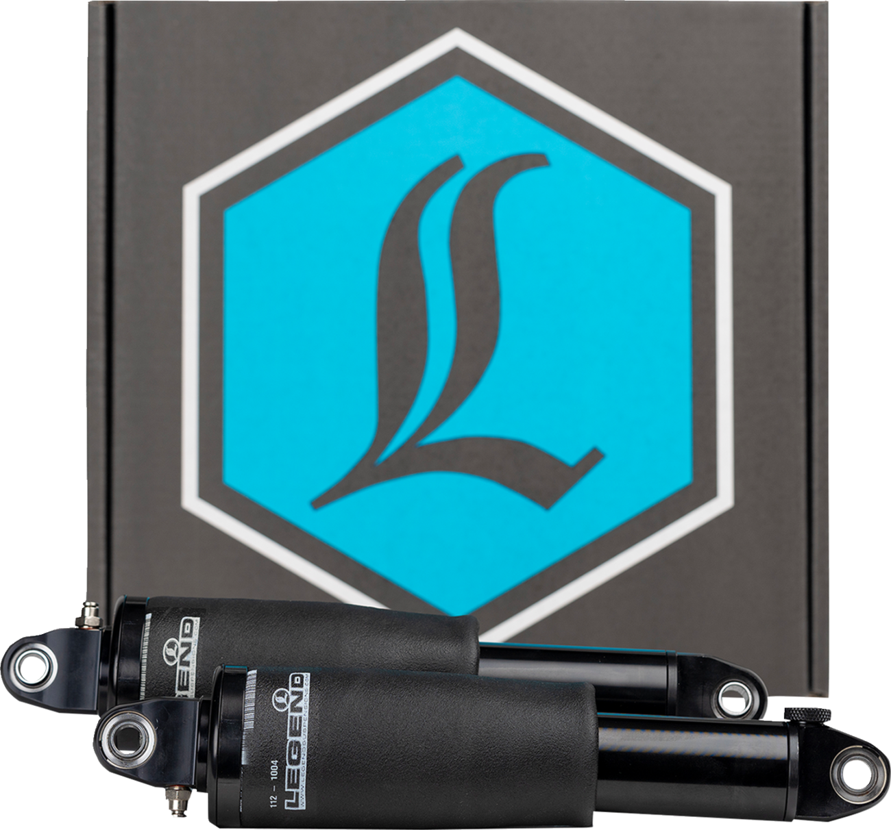 Legend Suspension AIR-A 13-inch air suspension system, Model 1311-0188, showing components of the vehicle air suspension setup.