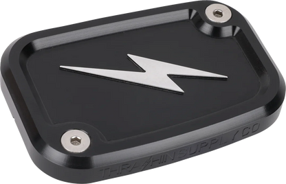 THRASHIN SUPPLY CO. Front Brake Master Cylinder Cover TSC-3176-4 in Black