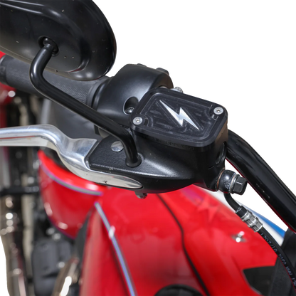 THRASHIN SUPPLY CO. Front Brake Master Cylinder Cover TSC-3176-4 in Black