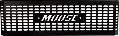 MOOSE OFFROAD tailgate extension for Can-Am Commander, rugged steel construction, painted black, installed on vehicle tailgate