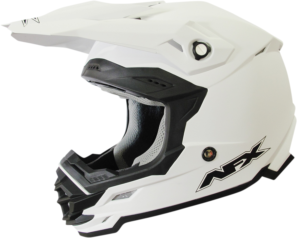 Bill's Exhausts AFX FX-19R helmet in matte white, small size, featuring a sleek design and full-face coverage for motorcycle riding.