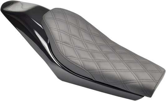 Bill's Exhausts SADDLEMEN Champ Seat Lattice Z4218 motorcycle seat with textured surface and supportive design.