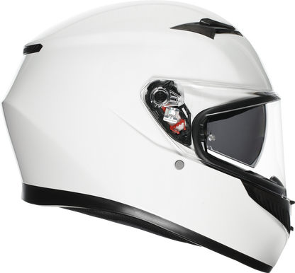 AGV K3 Helmet Mono White Small 2118381004-022-S with Pinlock® Lens and Advanced Ventilation