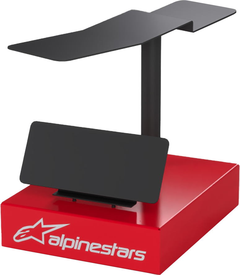 Alpinestars Hero Display Boot 99AS-98100 in black with protective sole and ankle support, designed for motorcycle riding.