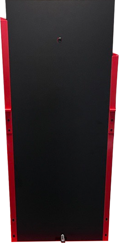 Alpinestars Tech-Air Display Wall Mount showing sleek black design with mounting bracket for motorcycle airbag system accessories.