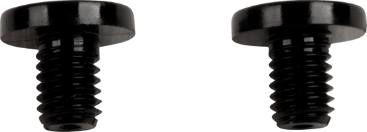 Black ARAI XD-5 helmet peak screw kit with screws and hardware for ARAI helmets, part number 111010, on a plain background.
