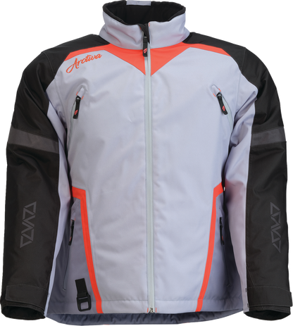ARCTIVA Women's Pivot 8 Insulated Jacket – Gray/Coral, Medium (Part Number 3121-0860)
