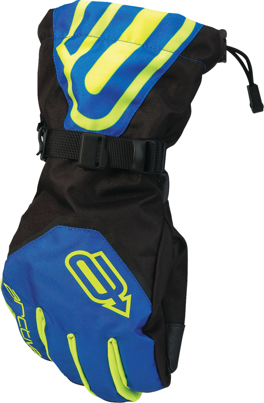 ARCTIVA Pivot 8 Gloves 3XL Blue/Hi-Vis - Part Number 3340-1457