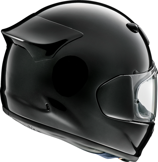 Arai Helmets Contour-X helmet in Diamond Black, XL size, showing the sleek aerodynamic design and matte black finish.