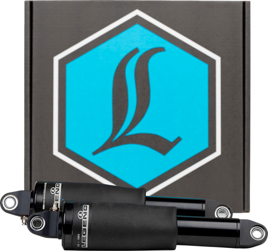 Legend Suspension Air FL air suspension system for 12-13 inch applications, model 1311-0185, showcasing components and setup.