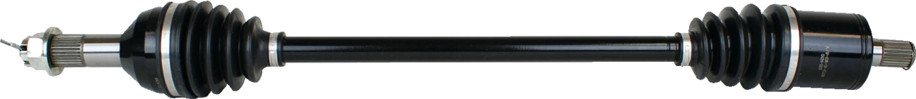 MOOSE OFFROAD LM6-CA-8-350 front axle assembly for Can-Am Defender, featuring durable metal components and automotive design.