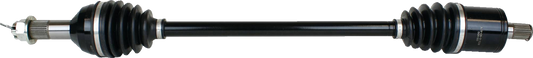 MOOSE OFFROAD LM6-CA-8-350 front axle assembly for Can-Am Defender, featuring durable metal components and automotive design.