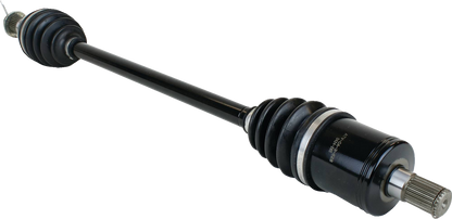 Moose Offroad LM6-CA-8-350 front axle assembly for Can-Am Defender, showing detailed metal construction and mounting points.