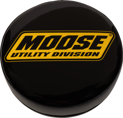 MOOSE OFFROAD Mechanic Bar Stool X80-6030MUD with chrome frame and 360° swivel, featuring a cushioned seat and sturdy design