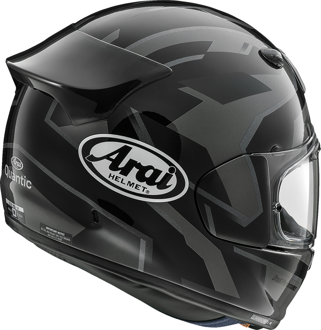 Arai Helmets Signet-X Robotik motorcycle helmet in black, size XL, with sleek aerodynamic design and visor.