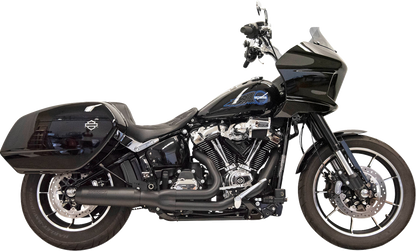 Bassani Xhaust 1S78B 2-Into-1 Exhaust System with Superbike Muffler for Harley-Davidson Softail M8 – Black Finish
