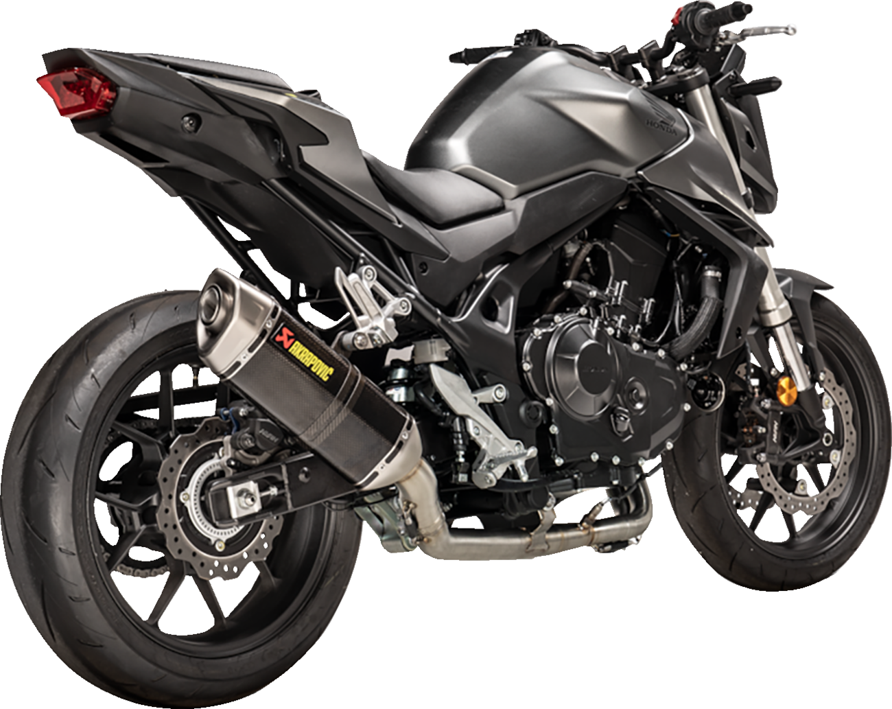 AKRAPOVIC stainless steel header pipe for Honda CB750 Hornet E-H7R6 motorcycle, part of the performance exhaust system.