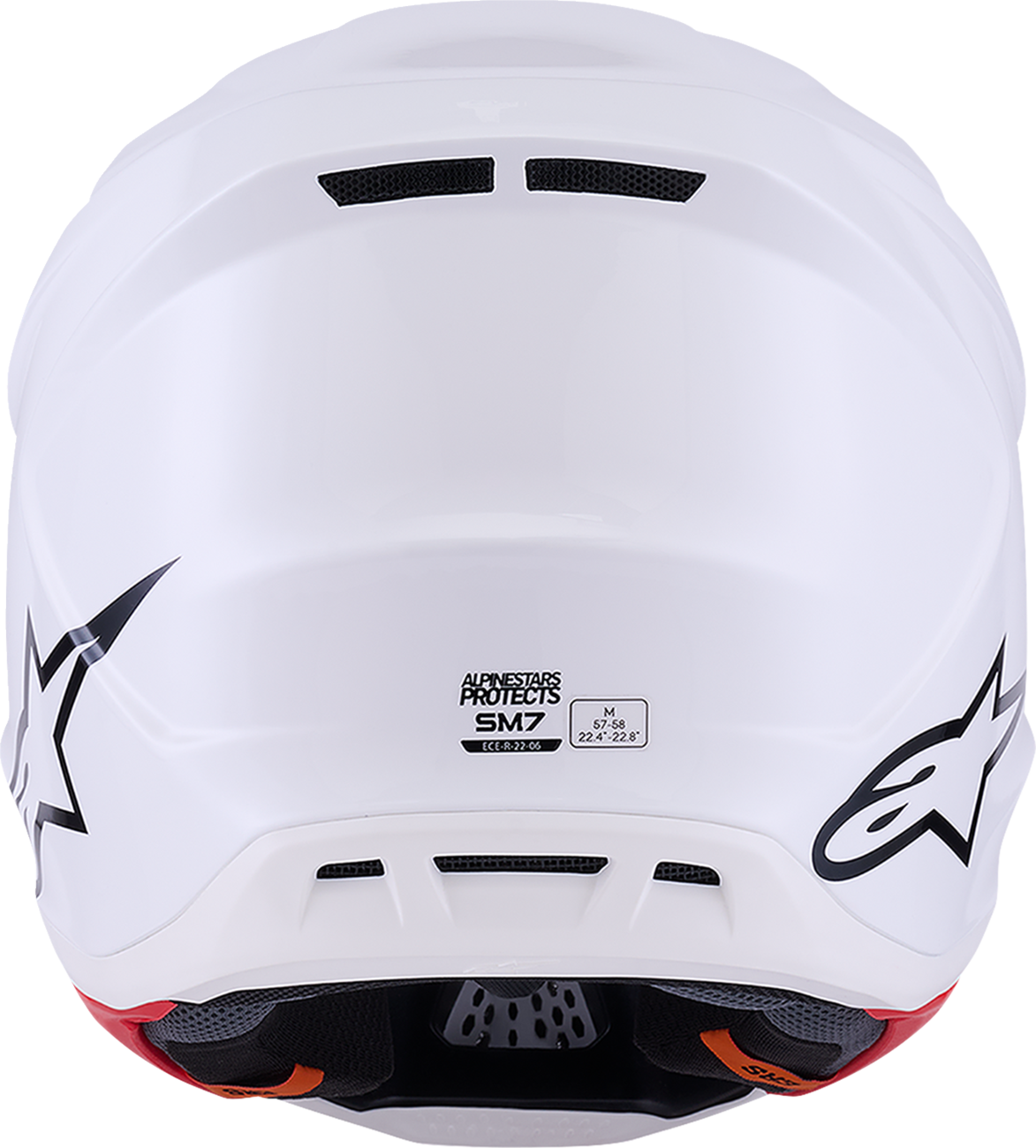 ALPINESTARS, Alpinestars SM7 Helmet - Solid Gloss White - Large