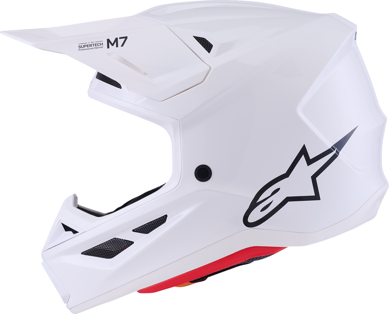 ALPINESTARS, Alpinestars SM7 Helmet - Solid Gloss White - Large