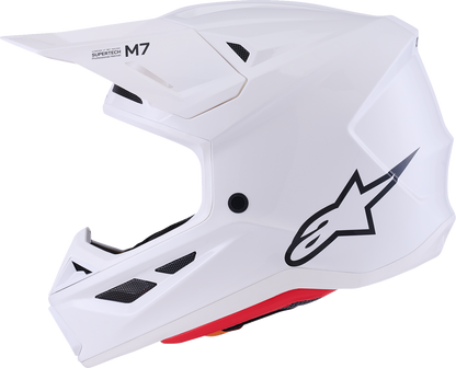 ALPINESTARS, Alpinestars SM7 Helmet - Solid Gloss White - Large