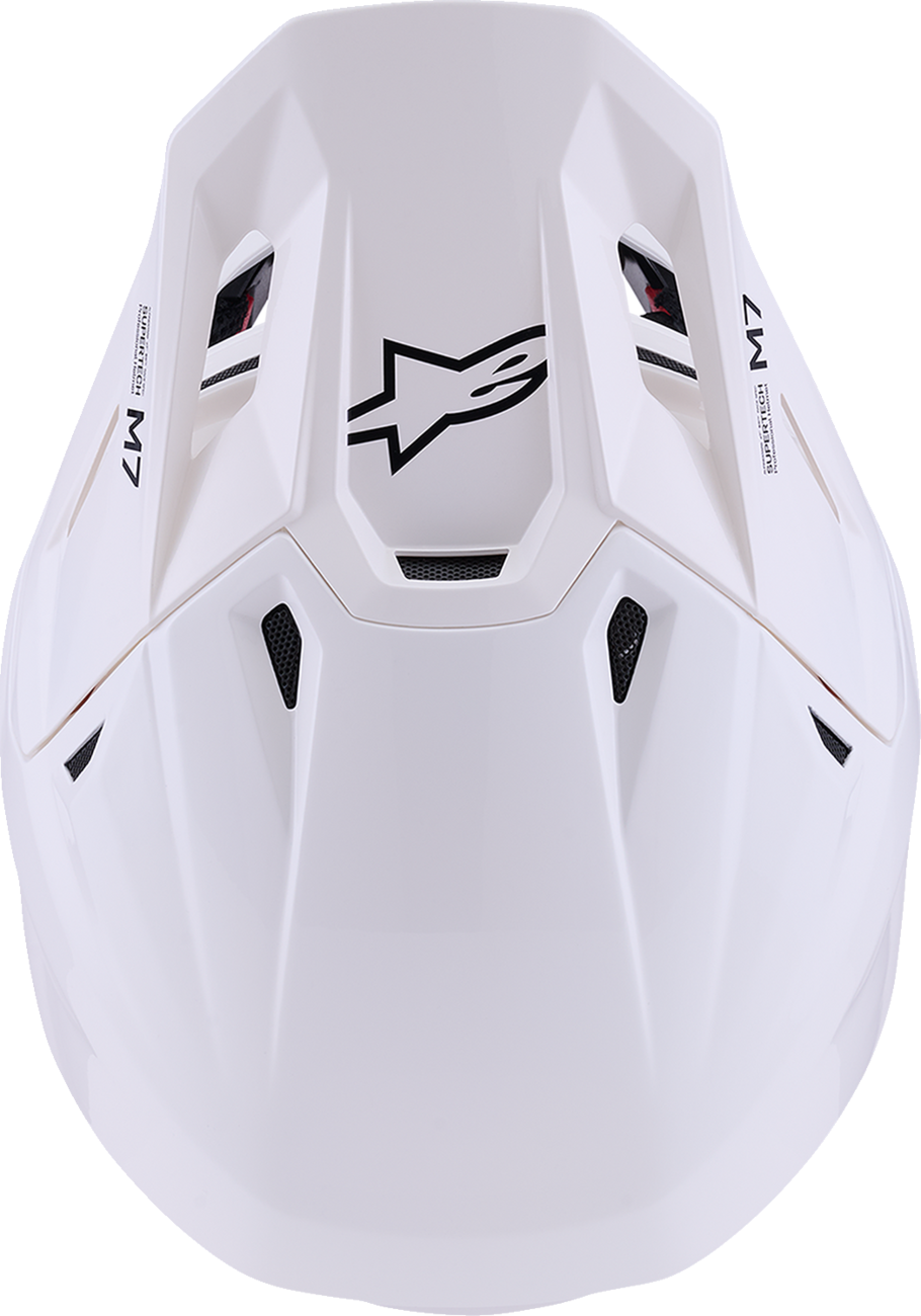ALPINESTARS, Alpinestars SM7 Helmet - Solid Gloss White - Large