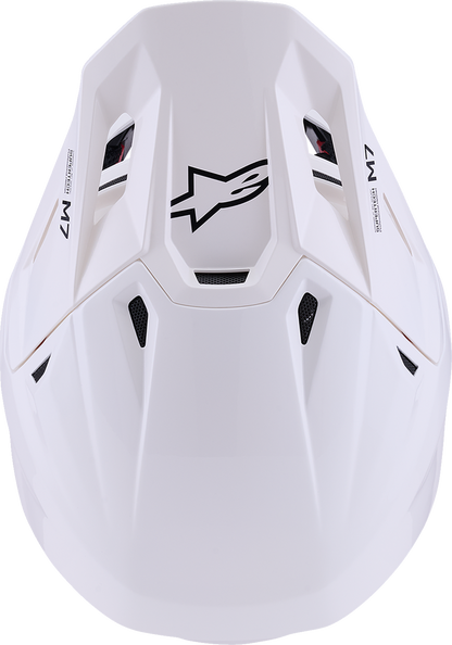 ALPINESTARS, Alpinestars SM7 Helmet - Solid Gloss White - Large