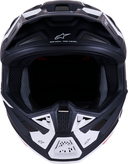 ALPINESTARS, Alpinestars SM7 Dasher Motorcycle Helmet - Matte Black/White, Medium