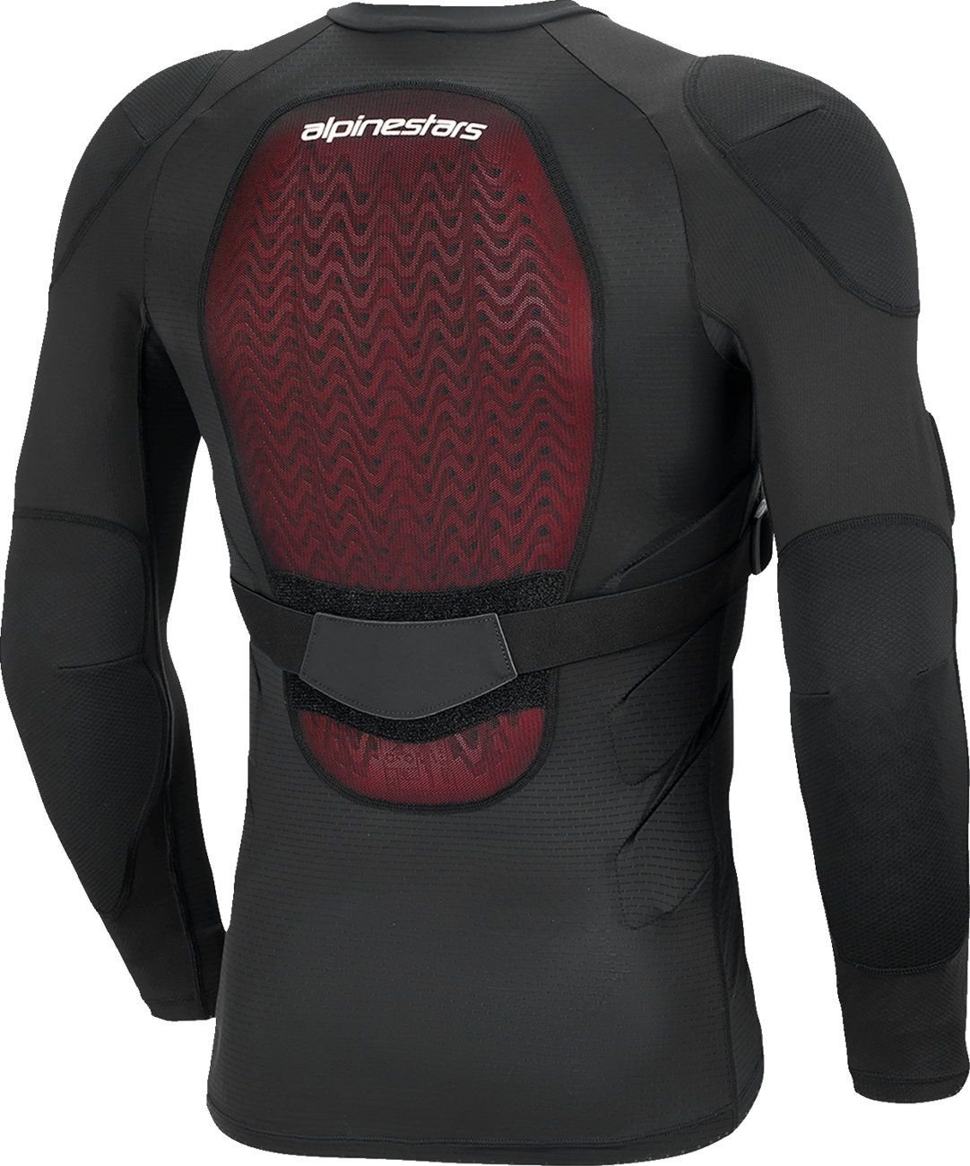 Alpinestars Bionic Plasma LT jacket in black and white, long sleeve motorcycle riding jacket, size large, displayed on a plain background.