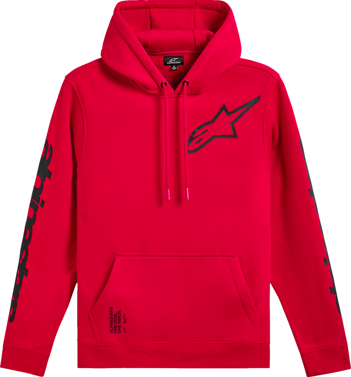 ALPINESTARS, Alpinestars Triple Pullover Hoodie in Red - Size XL - Part Number 1235-51405-30-XL