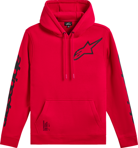 ALPINESTARS, Alpinestars Triple Pullover Hoodie in Red - Size XL - Part Number 1235-51405-30-XL