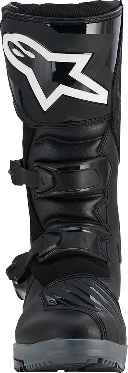 Alpinestars Corozal Adventure Drystar® Boots in black, US size 7, featuring rugged motorcycle boot design and protective features.