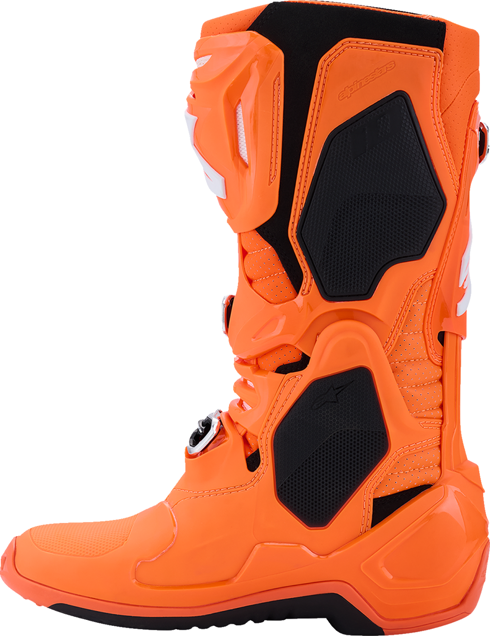 ALPINESTARS, Alpinestars Tech 10 Supervented Boots - Fluorescent Orange, Black & White US 13 / EU 48