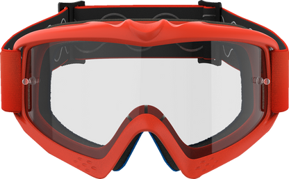 ALPINESTARS GOGGLES, Alpinestars Youth Vision Goggle with Clear Lens and Orange Frame – Part 5140125-430