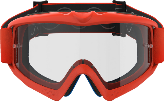 ALPINESTARS GOGGLES, Alpinestars Youth Vision Goggle with Clear Lens and Orange Frame – Part 5140125-430