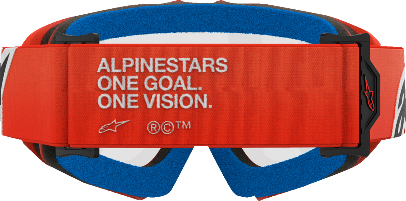 ALPINESTARS GOGGLES, Alpinestars Youth Vision Goggle with Clear Lens and Orange Frame – Part 5140125-430