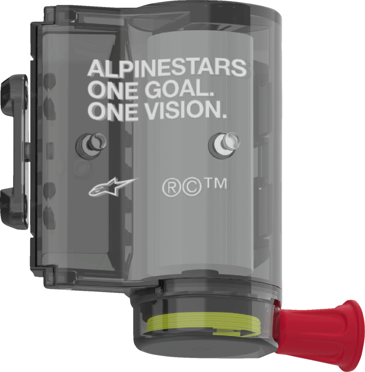 Alpinestars GOGGLES Wide Vision Roll-Off Motor Kit 9100326-010 with clear lenses and adjustable strap for motocross riding.